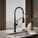 KOHLER K-77515 Tournant Semi-professional kitchen sink faucet with three-function sprayhead, matte black - view 4