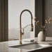 KOHLER K-77515 Tournant Semi-professional kitchen sink faucet with three-function sprayhead, vibrant brushed bronze - view 3