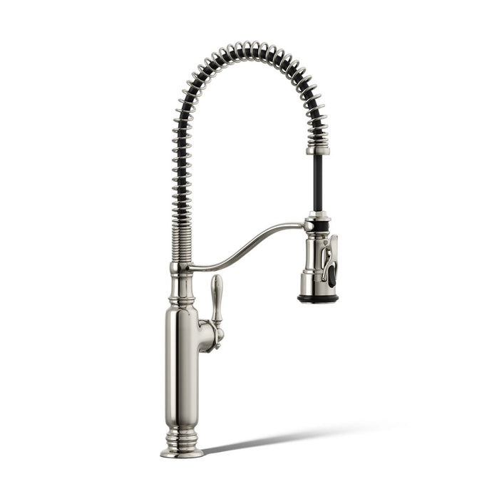 KOHLER K-77515 Tournant Semi-professional kitchen sink faucet with three-function sprayhead