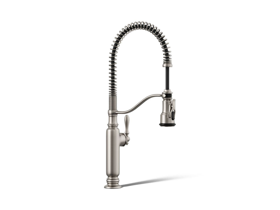 KOHLER K-77515 Tournant Semi-professional kitchen sink faucet with three-function sprayhead