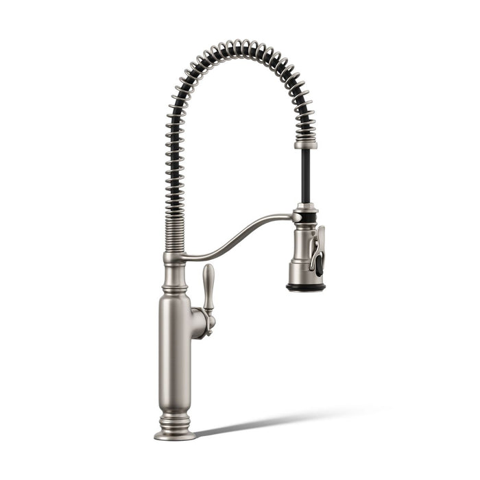 KOHLER K-77515 Tournant Semi-professional kitchen sink faucet with three-function sprayhead