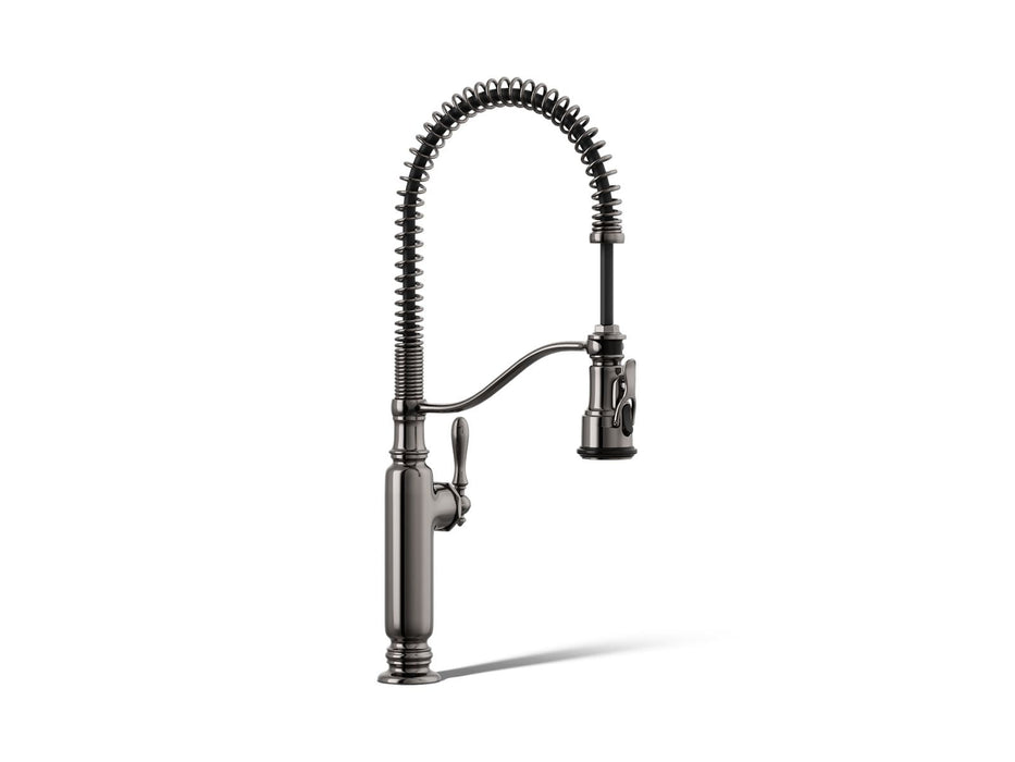 KOHLER K-77515 Tournant Semi-professional kitchen sink faucet with three-function sprayhead