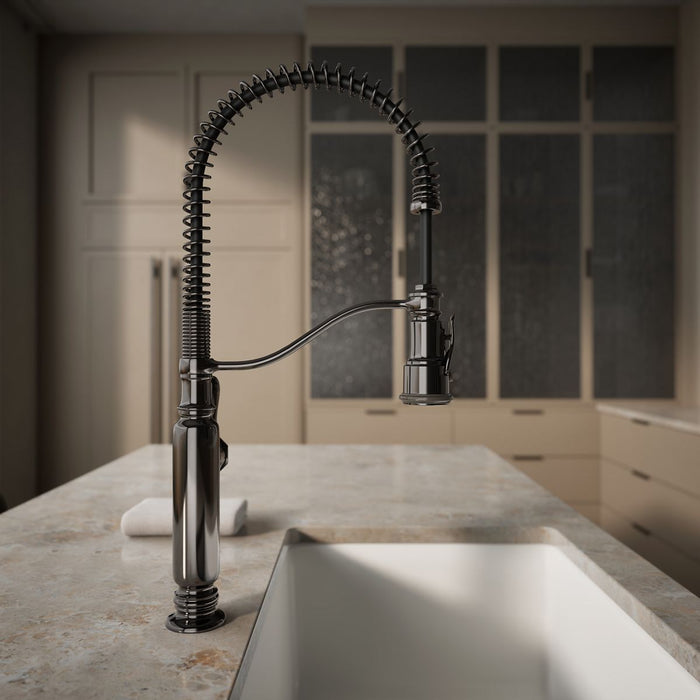 KOHLER K-77515 Tournant Semi-professional kitchen sink faucet with three-function sprayhead