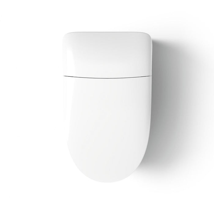 KOHLER K-77795 Eir One-piece Elongated Smart Toilet, Dual-flush, matte black white - view 2