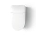 KOHLER K-77795 Eir One-piece Elongated Smart Toilet, Dual-flush, white with brushed nickel - view 2