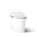 KOHLER K-77795 Eir One-piece Elongated Smart Toilet, Dual-flush, white with brushed nickel - view 5