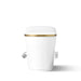 KOHLER K-77795 Eir One-piece Elongated Smart Toilet, Dual-flush, white with moderne brushed brass - view 3