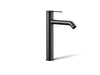 KOHLER K-77959-4A Components Tall single-handle bathroom sink faucet, 1.2 gpm, matte black