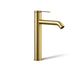 KOHLER K-77959-4A Components Tall single-handle bathroom sink faucet, 1.2 gpm, vibrant brushed moderne brass