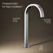 KOHLER K-77966 Components Bathroom Sink Faucet Spout with Ribbon Design, 1.2 GPM, polished chrome - view 2