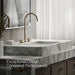 KOHLER K-77966 Components Bathroom Sink Faucet Spout with Ribbon Design, 1.2 GPM, vibrant brushed bronze - view 2