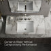 KOHLER K-77966 Components Bathroom Sink Faucet Spout with Ribbon Design, 1.2 GPM, vibrant polished nickel - view 4
