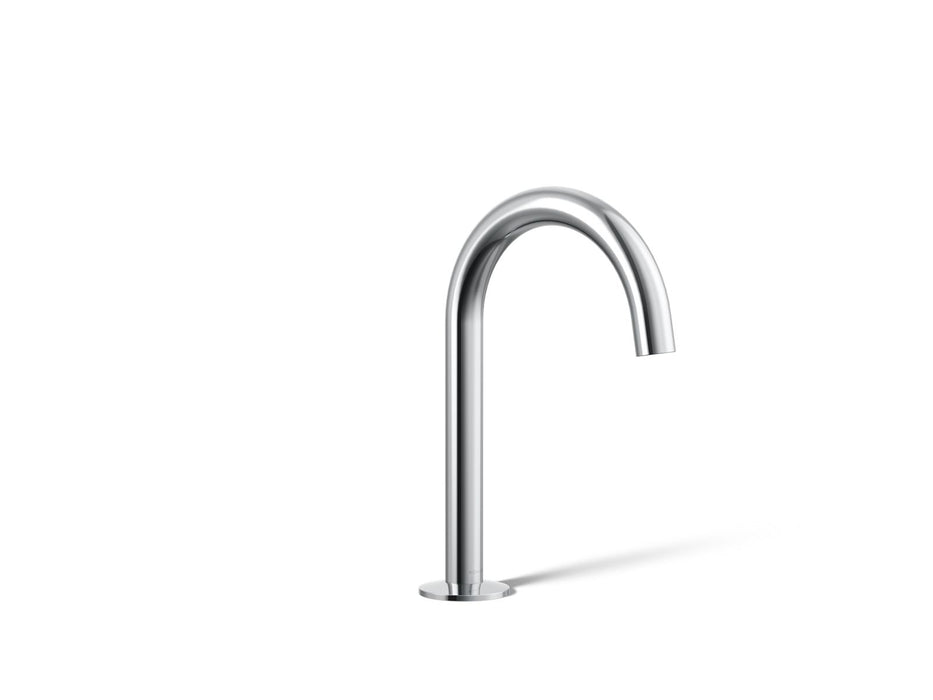 KOHLER K-77967 Components Bathroom sink faucet spout with Tube design, 1.2 gpm, polished chrome