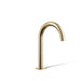 KOHLER K-77967 Components Bathroom sink faucet spout with Tube design, 1.2 gpm, vibrant french gold