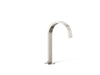 KOHLER K-77968 Components Bathroom sink faucet spout with Ribbon design, 1.2 gpm, vibrant polished nickel