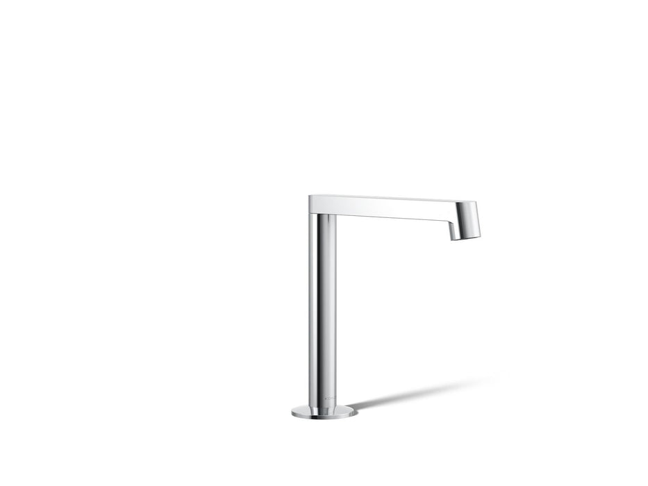KOHLER K-77969 Components Bathroom sink faucet spout with Row design, 1.2 gpm, polished chrome