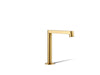 KOHLER K-77969 Components Bathroom sink faucet spout with Row design, 1.2 gpm, vibrant brushed moderne brass