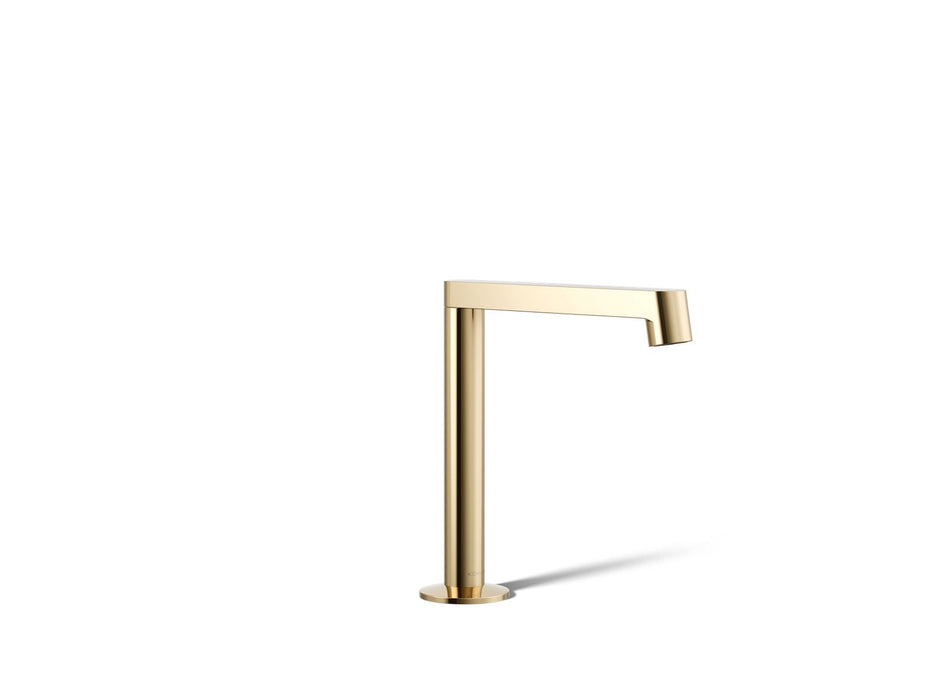 KOHLER K-77969 Components Bathroom sink faucet spout with Row design, 1.2 gpm, vibrant french gold