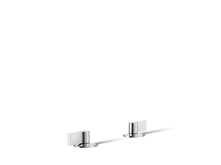 KOHLER K-77974-4 Components Lever bathroom sink faucet handles, polished chrome