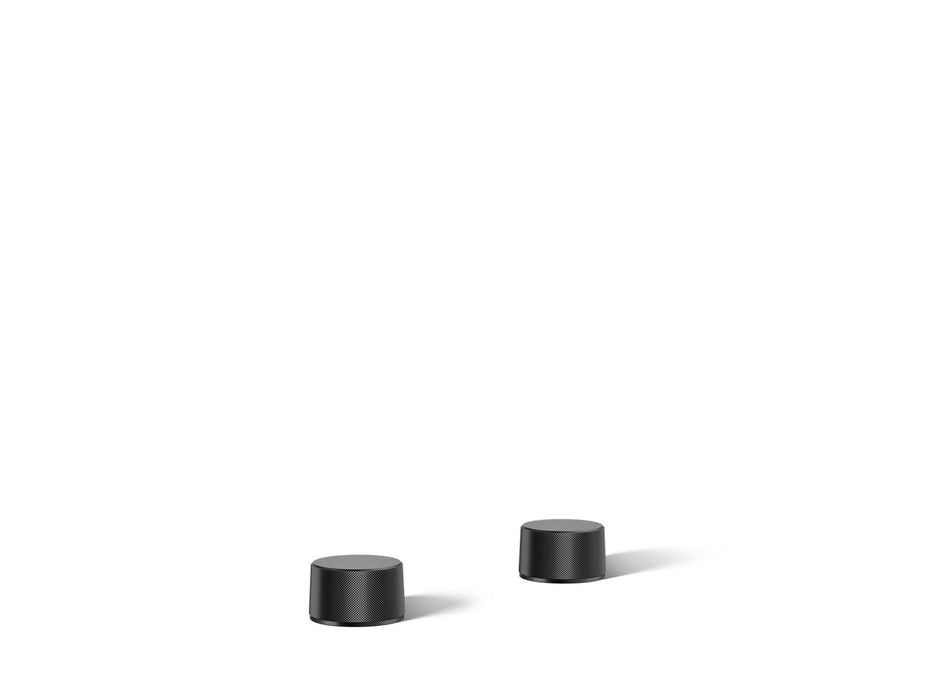 KOHLER K-77974-8 Components Oyl bathroom sink faucet handles, matte black