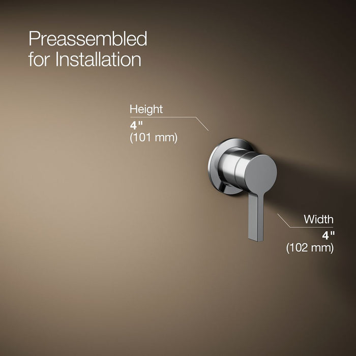 KOHLER K-77980-4 Components Wall-mount bathroom sink faucet handle