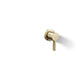 KOHLER K-77980-4 Components Wall-mount bathroom sink faucet handle, vibrant french gold