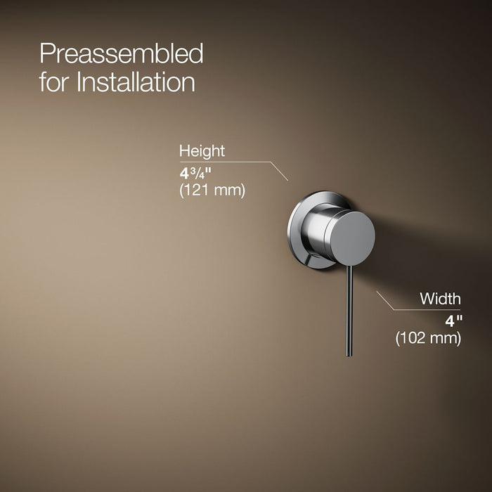 KOHLER K-77980-4A Components Wall-mount bathroom sink faucet handle