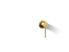 KOHLER K-77980-4A Components Wall-mount bathroom sink faucet handle, vibrant brushed moderne brass