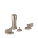 KOHLER K-77983-4 Components Widespread bidet faucet with Lever handles, vibrant brushed bronze