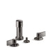 KOHLER K-77983-4 Components Widespread bidet faucet with Lever handles, vibrant titanium