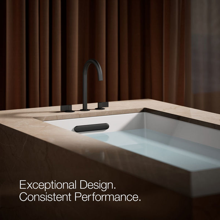 KOHLER K-77985 Components Deck-mount bath spout with Tube design, matte black - view 2