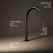 KOHLER K-77985 Components Deck-mount bath spout with Tube design, matte black - view 4