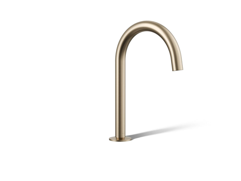 KOHLER K-77985 Components Deck-mount bath spout with Tube design