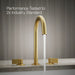 KOHLER K-77985 Components Deck-mount bath spout with Tube design, vibrant brushed moderne brass - view 3