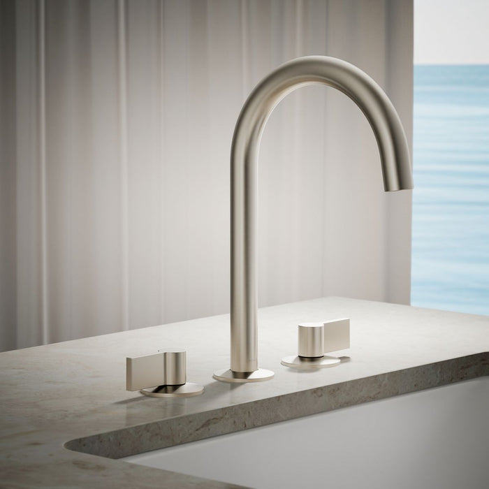 KOHLER K-77985 Components Deck-mount bath spout with Tube design, vibrant brushed nickel - view 3