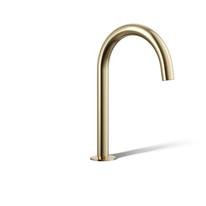 KOHLER K-77985 Components Deck-mount bath spout with Tube design, vibrant french gold - view 5