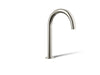 KOHLER K-77985 Components Deck-mount bath spout with Tube design, vibrant polished nickel