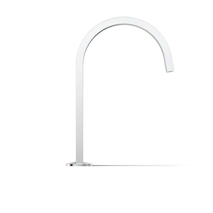 KOHLER K-77986 Components Deck-mount bath spout with Ribbon design, polished chrome - view 2