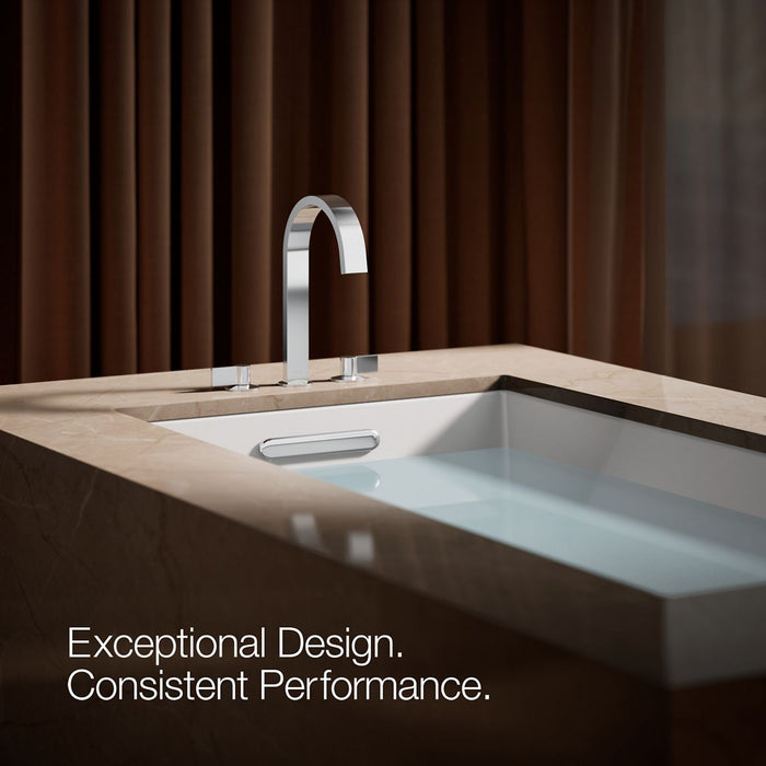 KOHLER K-77986 Components Deck-mount bath spout with Ribbon design, polished chrome - view 4