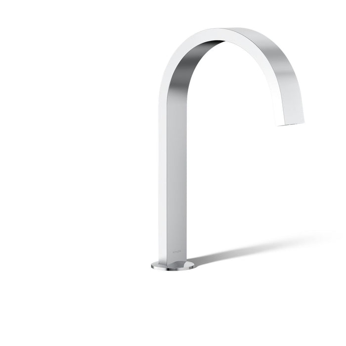 KOHLER K-77986 Components Deck-mount bath spout with Ribbon design, polished chrome - view 5