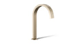 KOHLER K-77986 Components Deck-mount bath spout with Ribbon design, vibrant brushed bronze