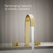 KOHLER K-77986 Components Deck-mount bath spout with Ribbon design, vibrant brushed moderne brass - view 5