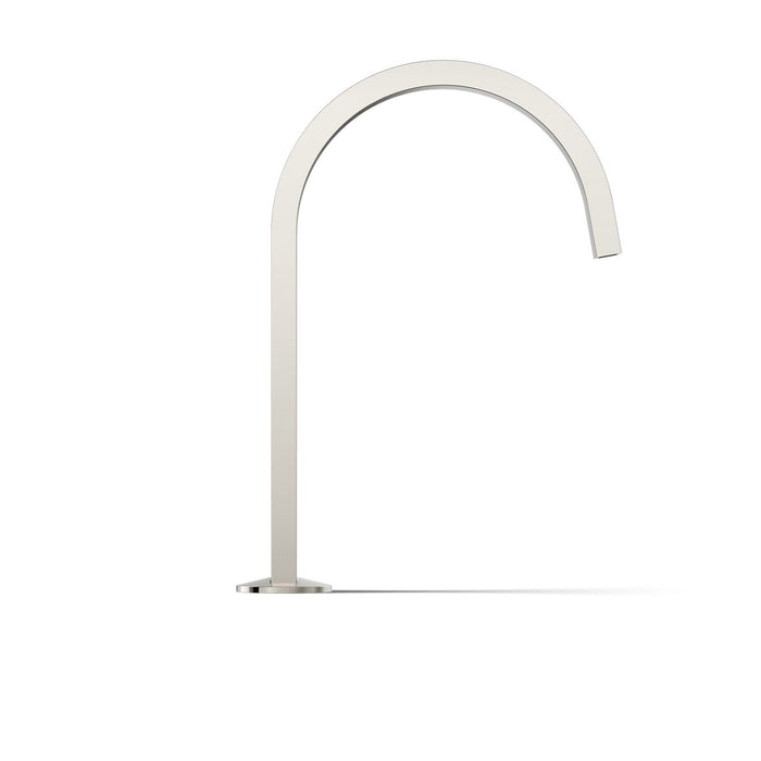 KOHLER K-77986 Components Deck-mount bath spout with Ribbon design, vibrant polished nickel - view 2