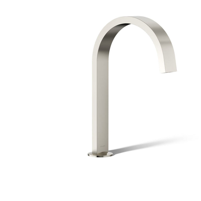 KOHLER K-77986 Components Deck-mount bath spout with Ribbon design, vibrant polished nickel - view 5