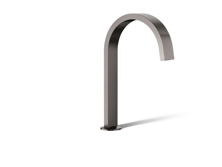 KOHLER K-77986 Components Deck-mount bath spout with Ribbon design, vibrant titanium