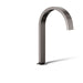 KOHLER K-77986 Components Deck-mount bath spout with Ribbon design, vibrant titanium
