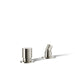 KOHLER K-77989 Components Deck-mount handshower holder and two-way diverter valve, vibrant polished nickel