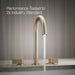 Kohler Components Deck-mount bath faucet handles with Lever design
