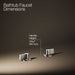 KOHLER K-77990-4 Components Deck-mount bath faucet handles with Lever design, vibrant polished nickel - view 2