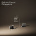 KOHLER K-77990-4 Components Deck-mount bath faucet handles with Lever design, vibrant titanium - view 5